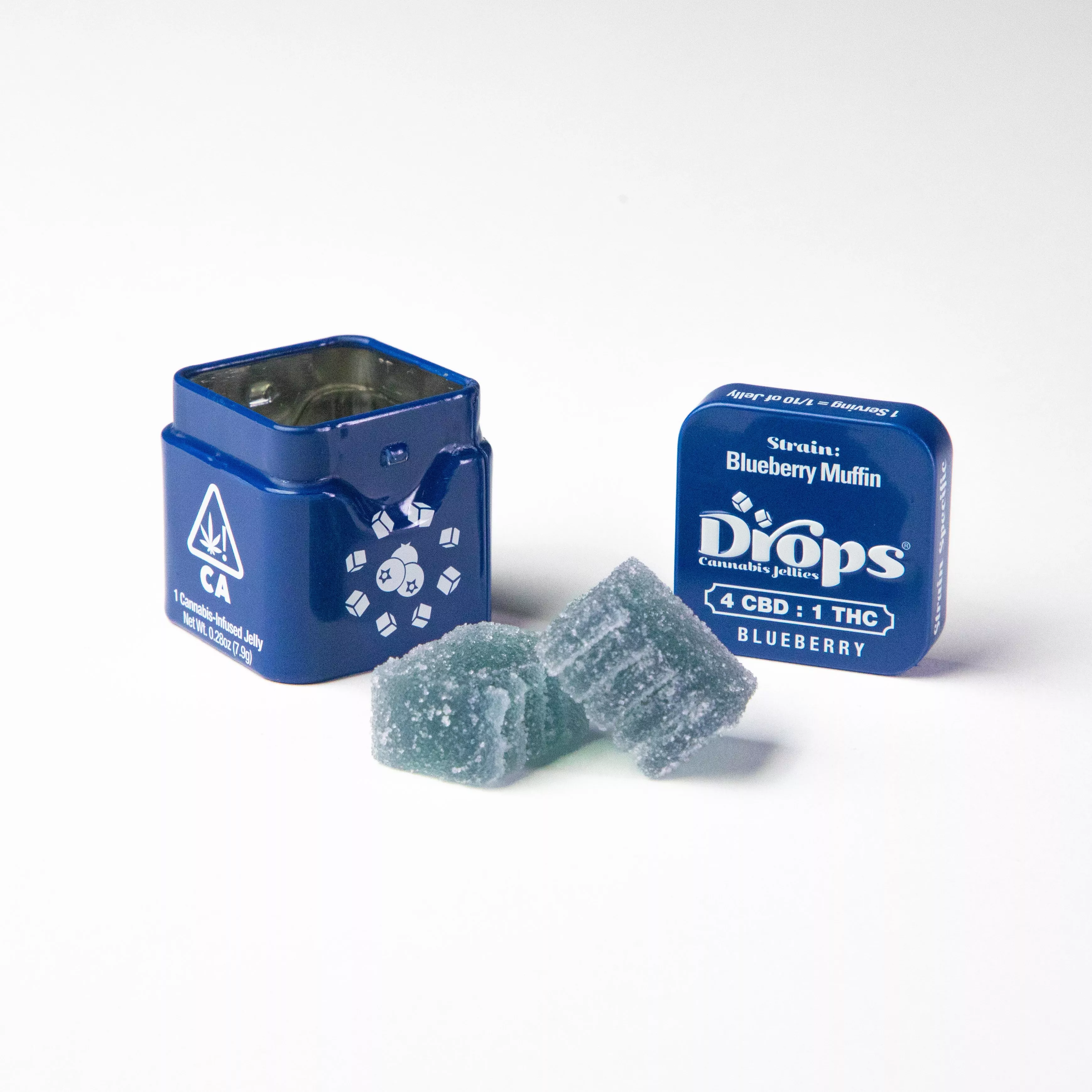 BLUEBERRY RELIEF 4:1 CBD:THC GUMMY 2 PACK 100MG product image