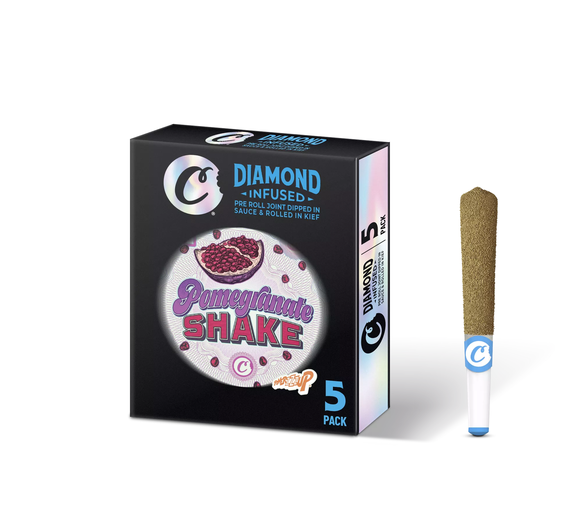 INFUSED PREROLL 5PK [2.5G] POMEGRANATE SHAKE - 2.5 G - 5 PACK