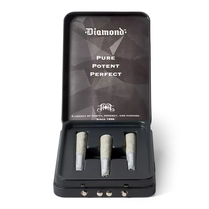 DIAMOND INFUSED PREROLL 3PK [1.5G] APPLE TARTZ