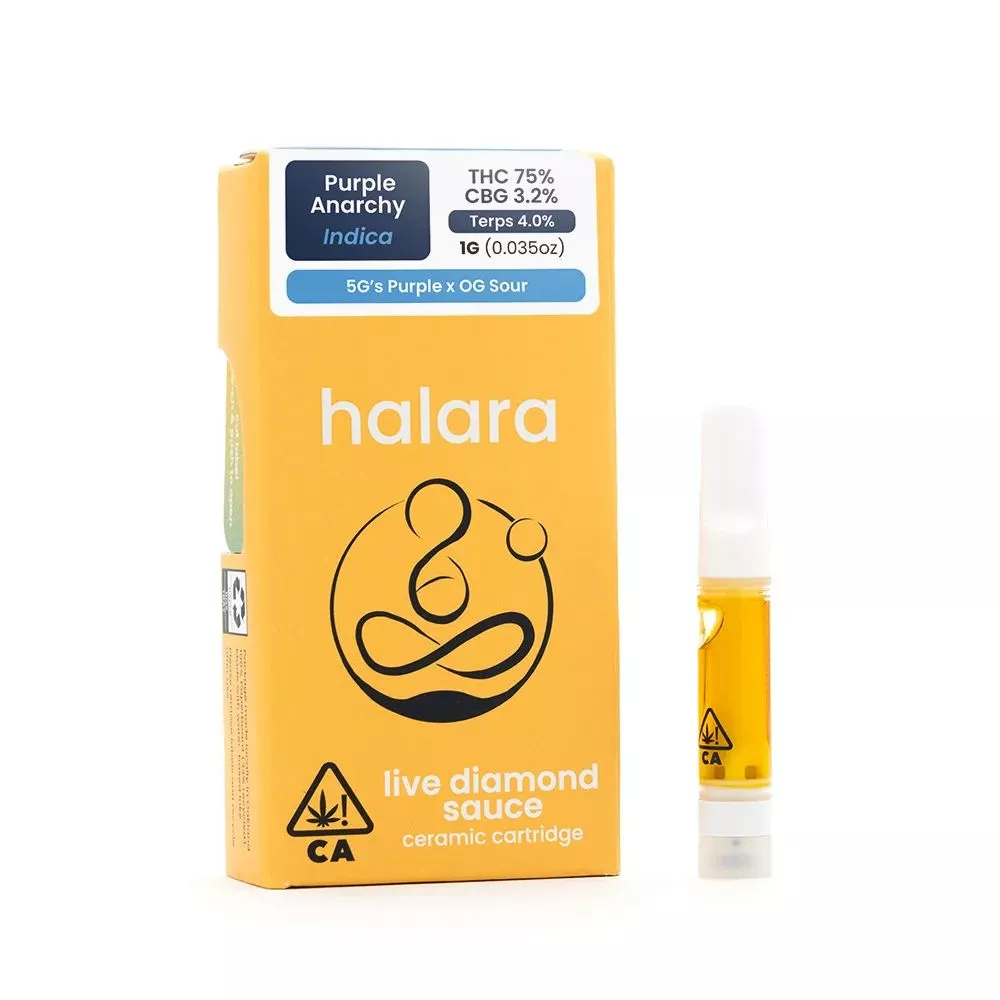 LIVE DIAMOND SAUCE CARTRIDGE [1G] PURPLE ANARCHY
