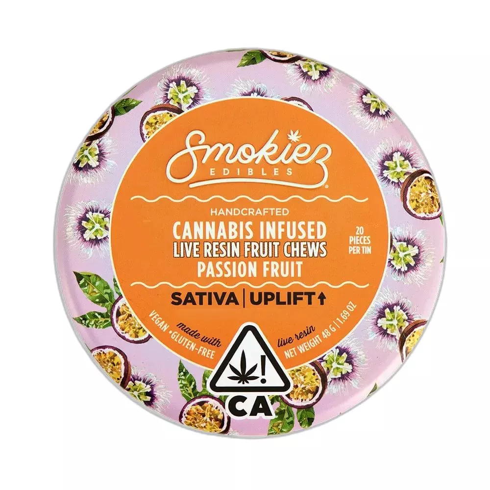 LIVE RESIN FRUIT CHEWS 20PK [100MG] SWEET PASSION FRUIT