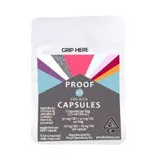 BALANCED CAPSULES 5PK [50MG] 1:1 THC:CBD product image