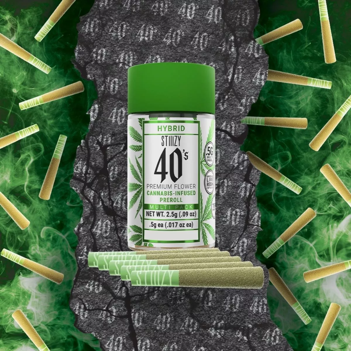 STRAWNANA INFUSED PREROLLS 5 PACK 2.5G
