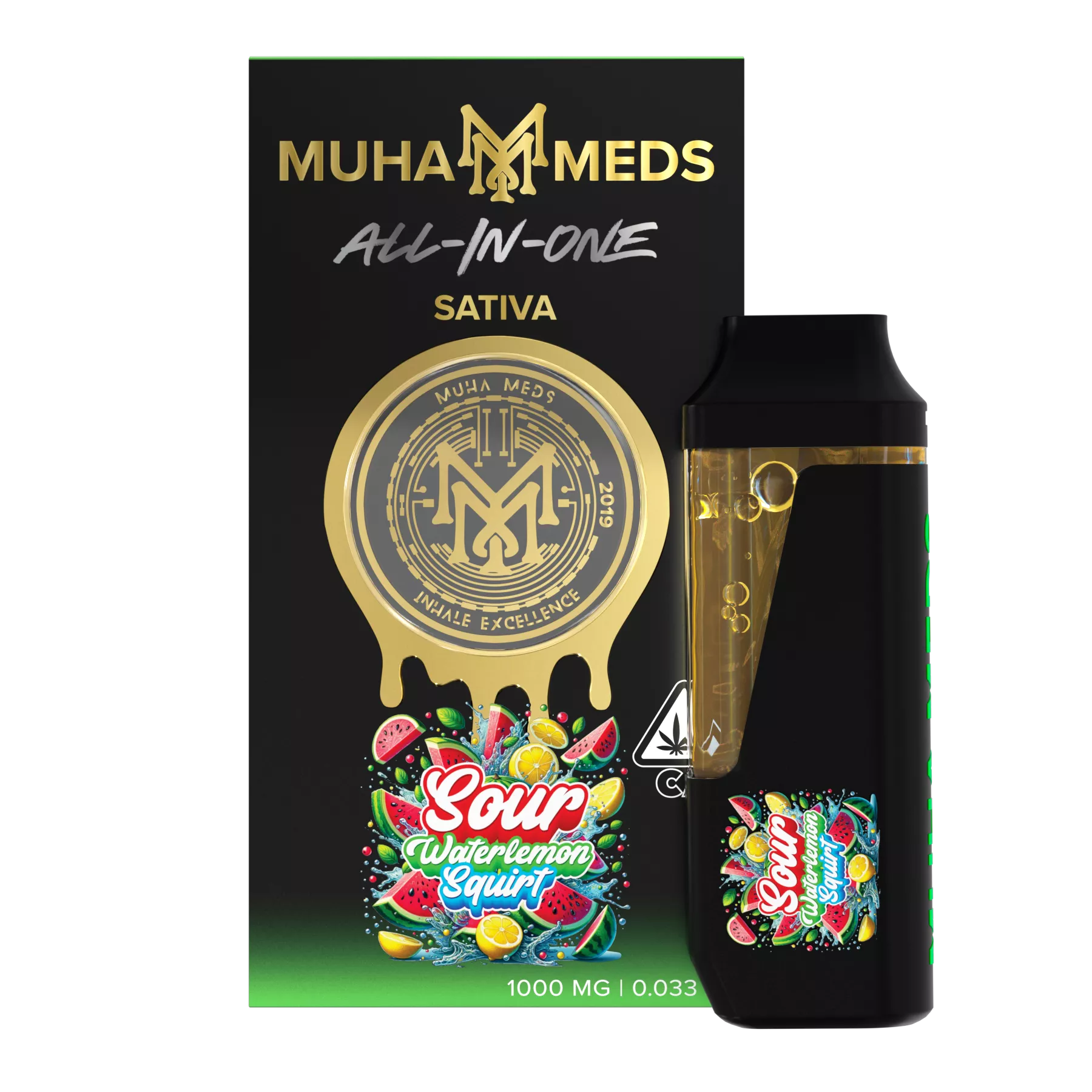 SOUR WATERMELON SQUIRT AIO 1000MG