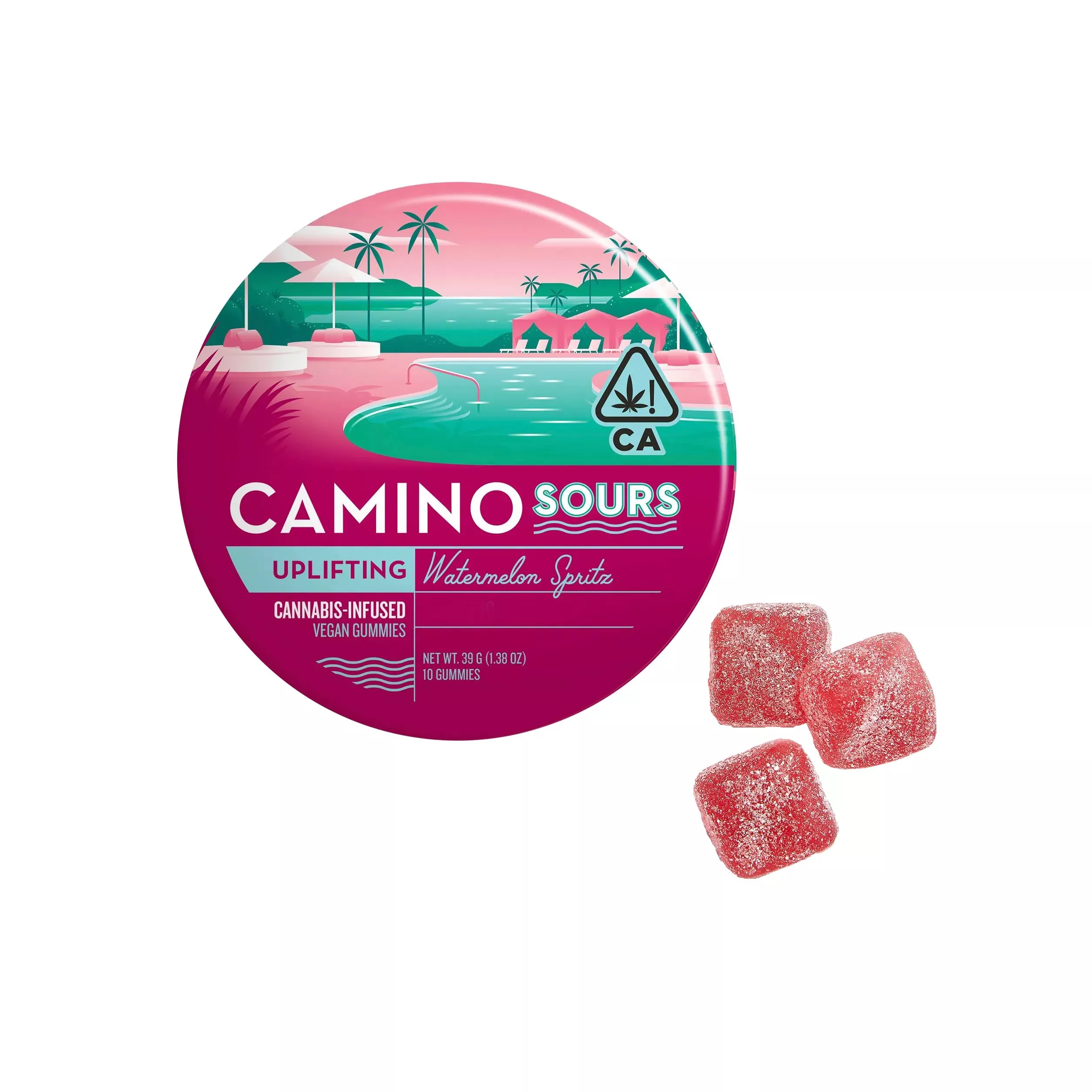 SOURS GUMMIES 10PK [100MG] UPLIFTING WATERMELON SPRITZ product image