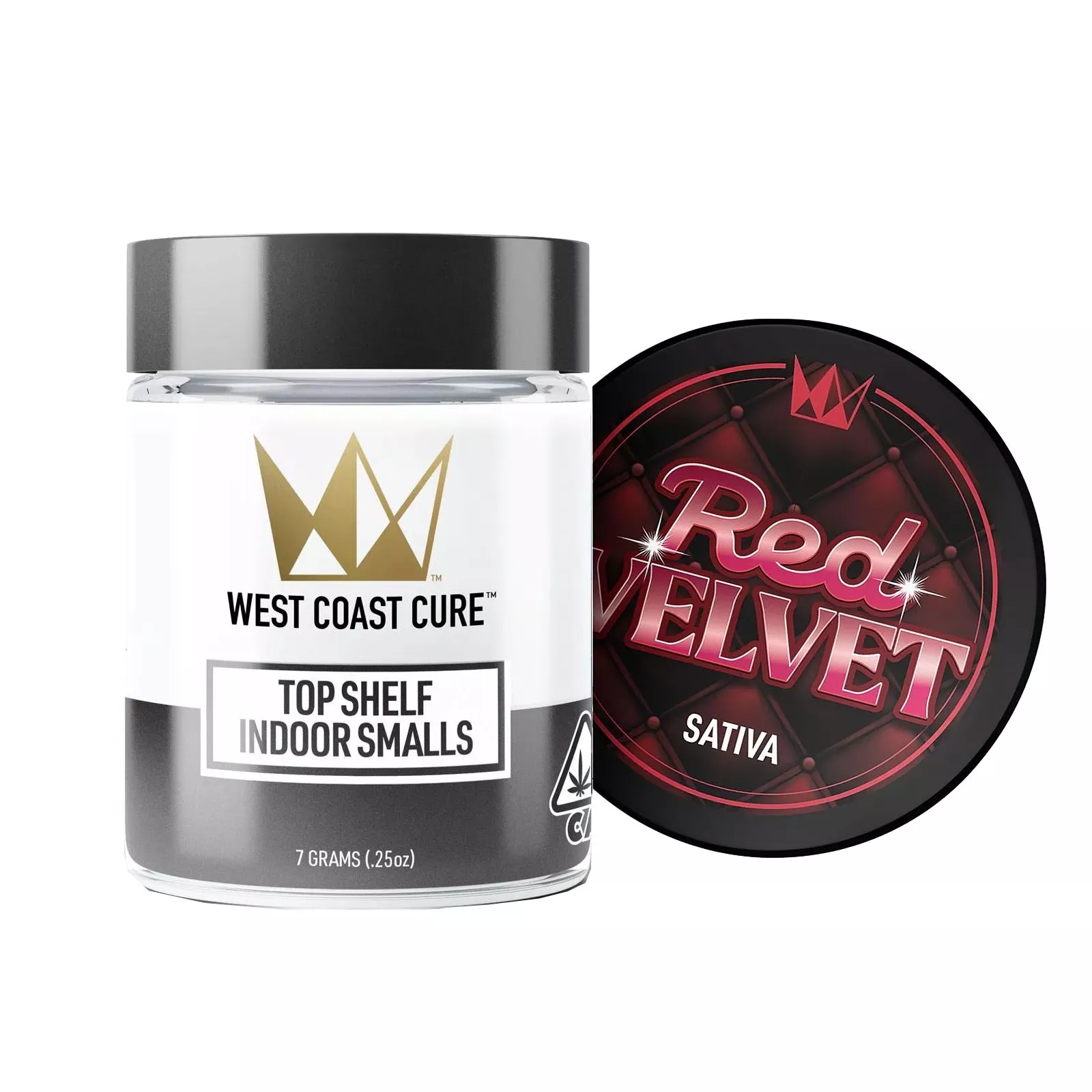 TOP SHELF FLOWER SMALLS [7G] RED VELVET