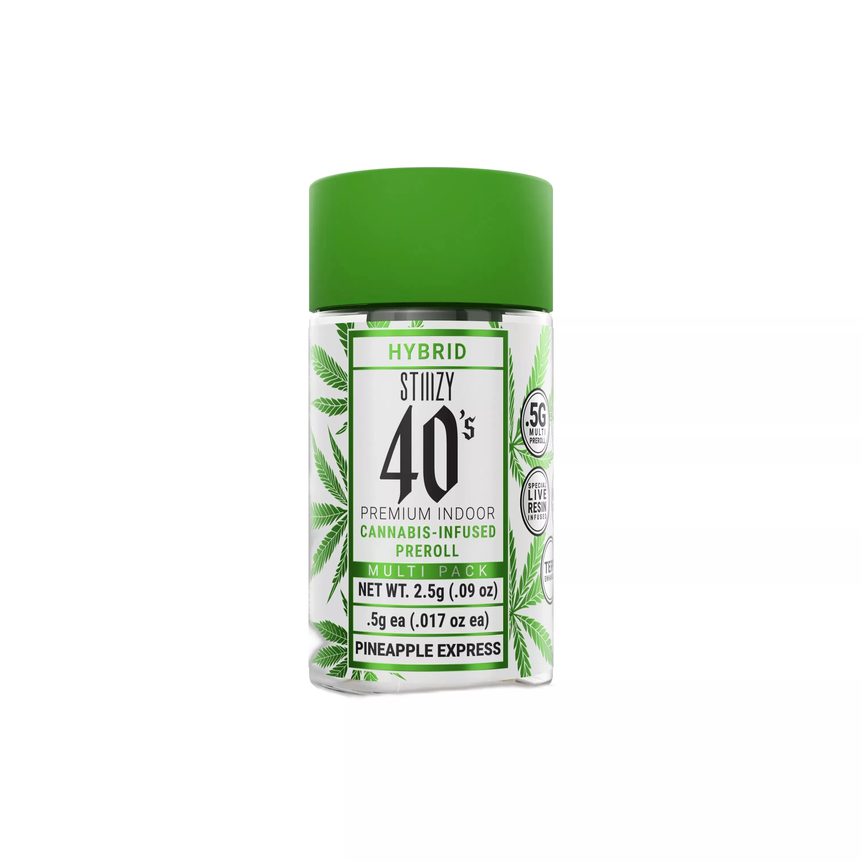 INFUSED 40'S MINI BLUNT 5PK [2.5G] PINEAPPLE EXPRESS