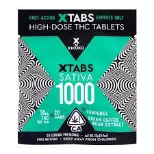 X TAB 20PK [1000MG] SATIVA product image