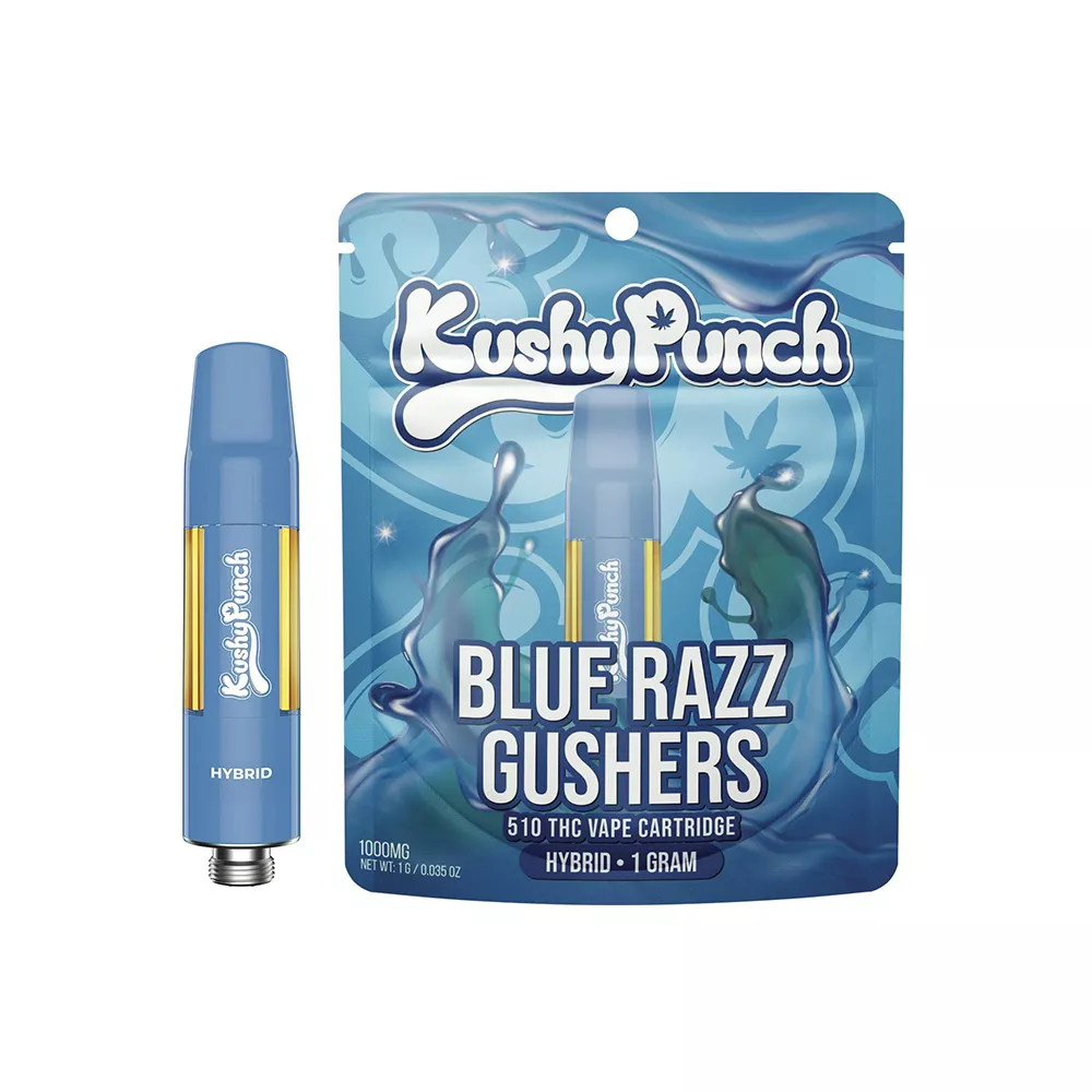 BLUE RAZZ GUSHERS CARTRIDGE 1000MG - 1000 MG product image
