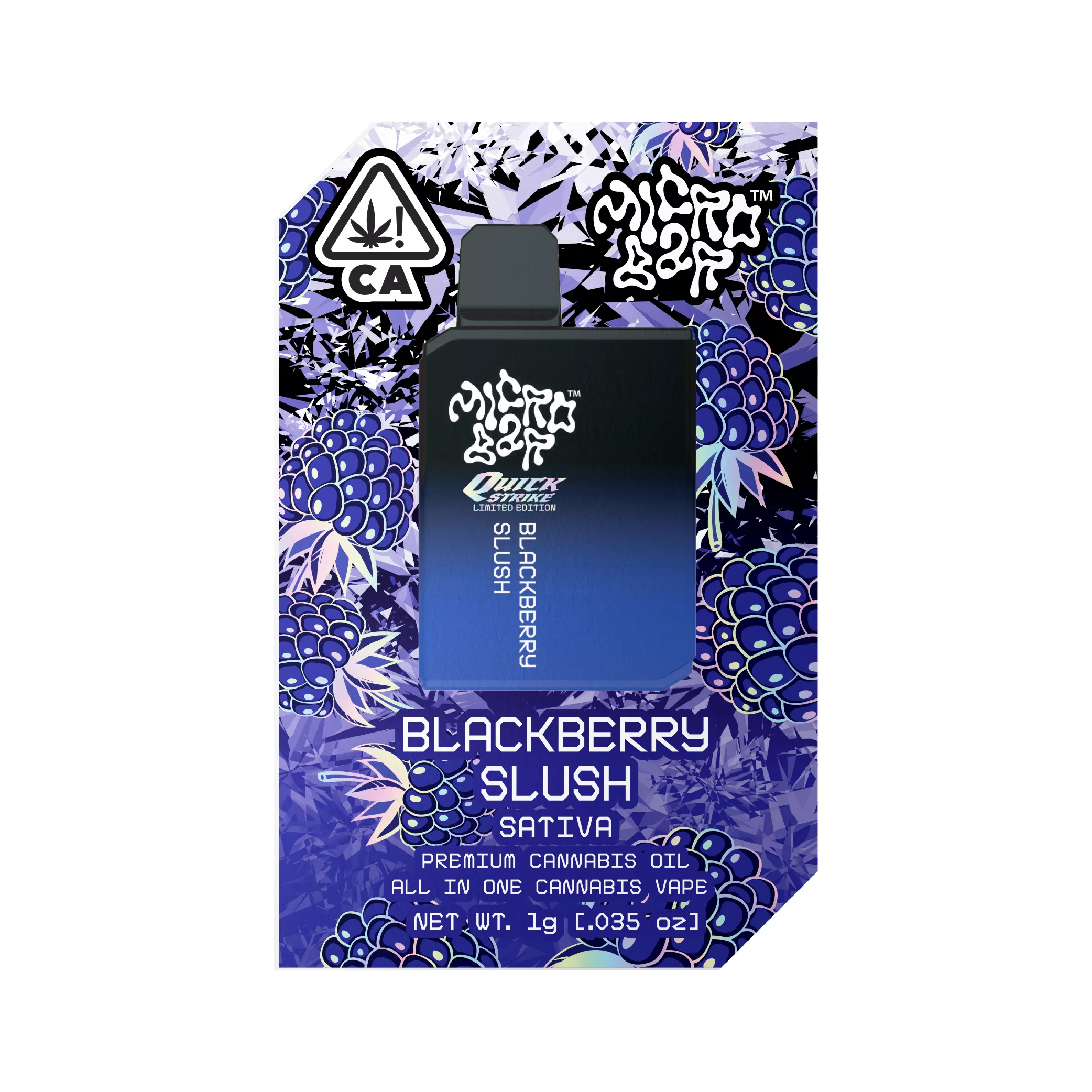 BLACKBERRY SLUSH ALL IN ONE 1000MG product image
