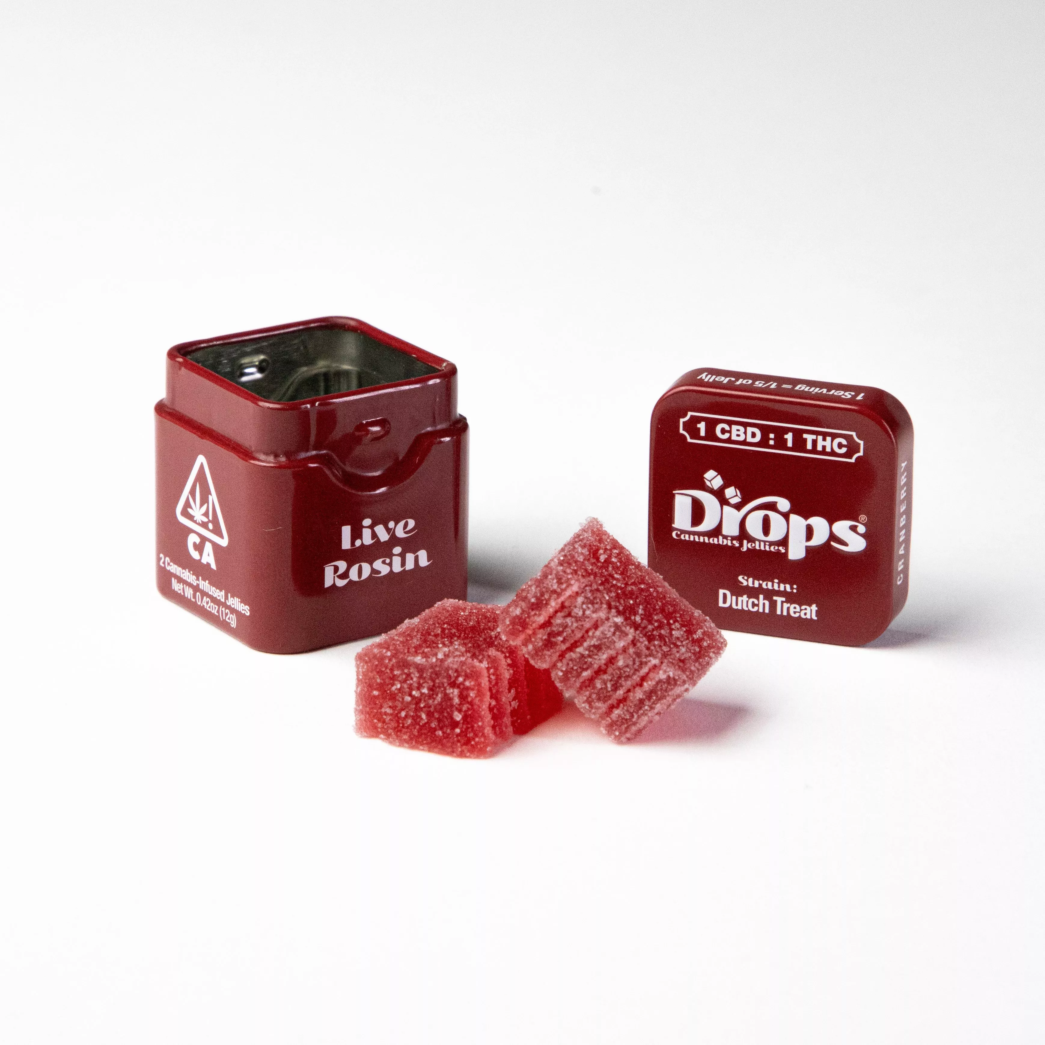CRANBERRY DAYDREAMY 1:1 CBD:THC GUMMY 2 PACK 100MG