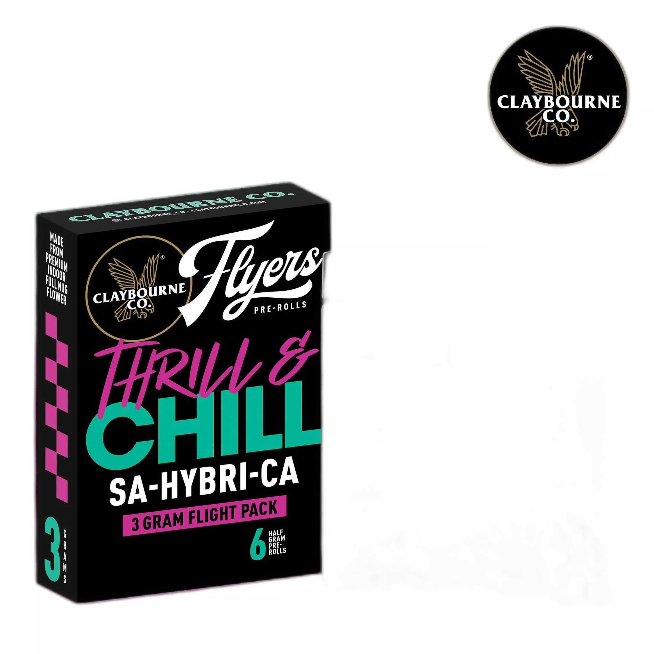 PREROLL VARIETY 6PK THRILL AND CHILL [3G] MH + OGKB + PE