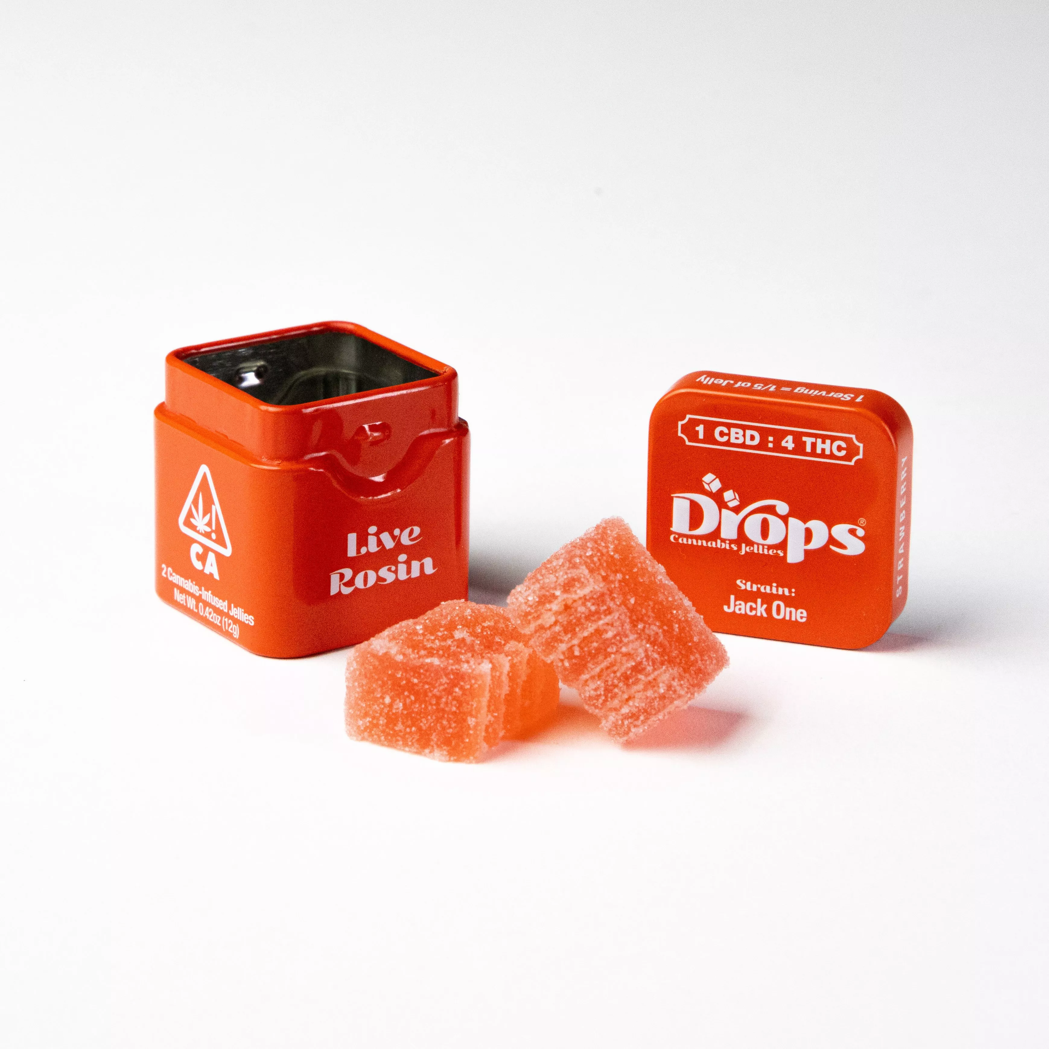 SOUR STRAWBERRY LIFTED ENERGY 1:4 GUMMIES 2PK 100MG - 100 MG