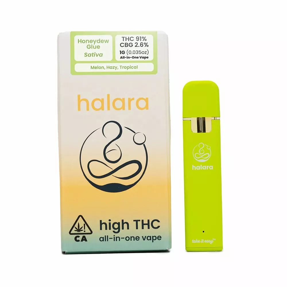 HIGH THC READY TO USE VAPORIZER [1G] HONEYDEW GLUE product image
