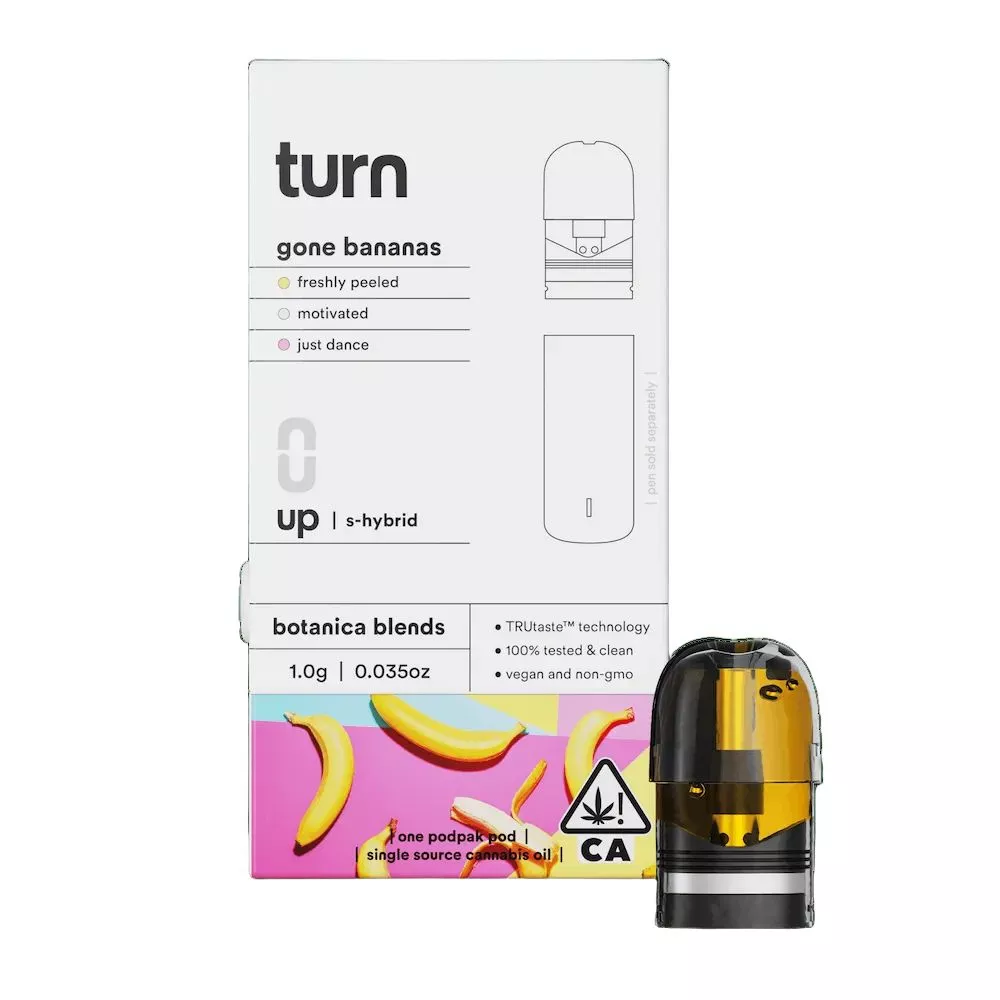 TURN UP BOTANICAL BLENDS POD [1G] GONE BANANAS - 1 G product image