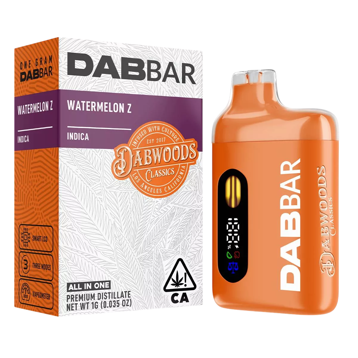 DAB BAR READY TO USE VAPORIZER [1G] WATERMELON Z - 1 G product image