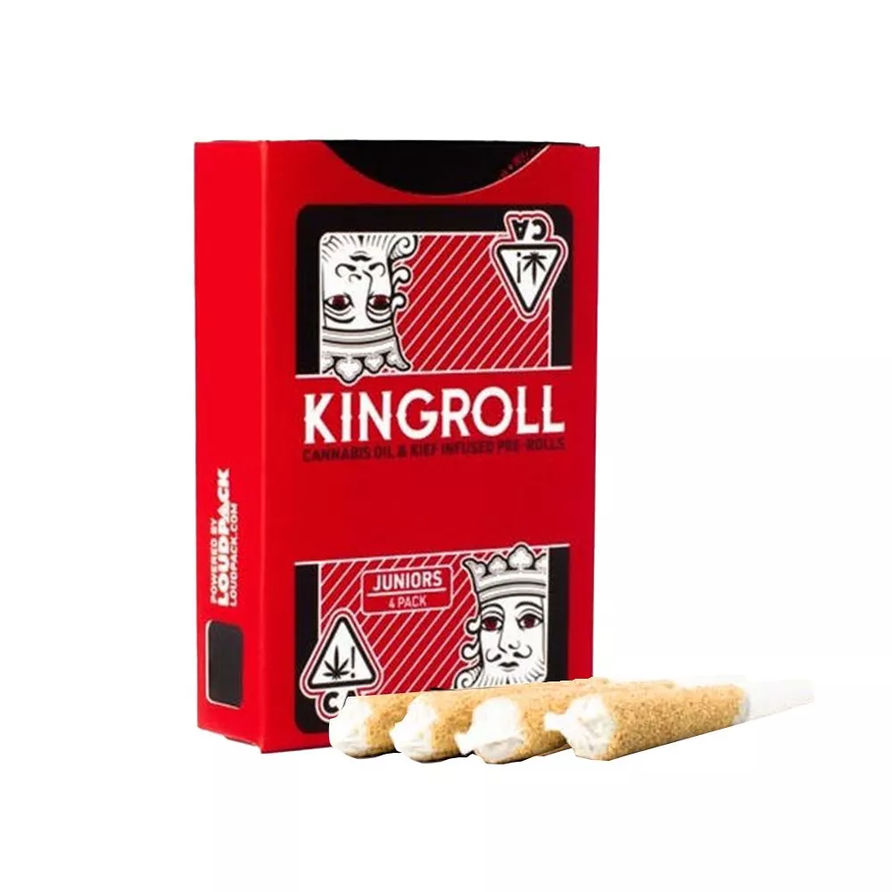 KINGROLL JUNIOR INFUSED PREROLL 4PK [3G] ALIEN COOKIES X ZOOKIES