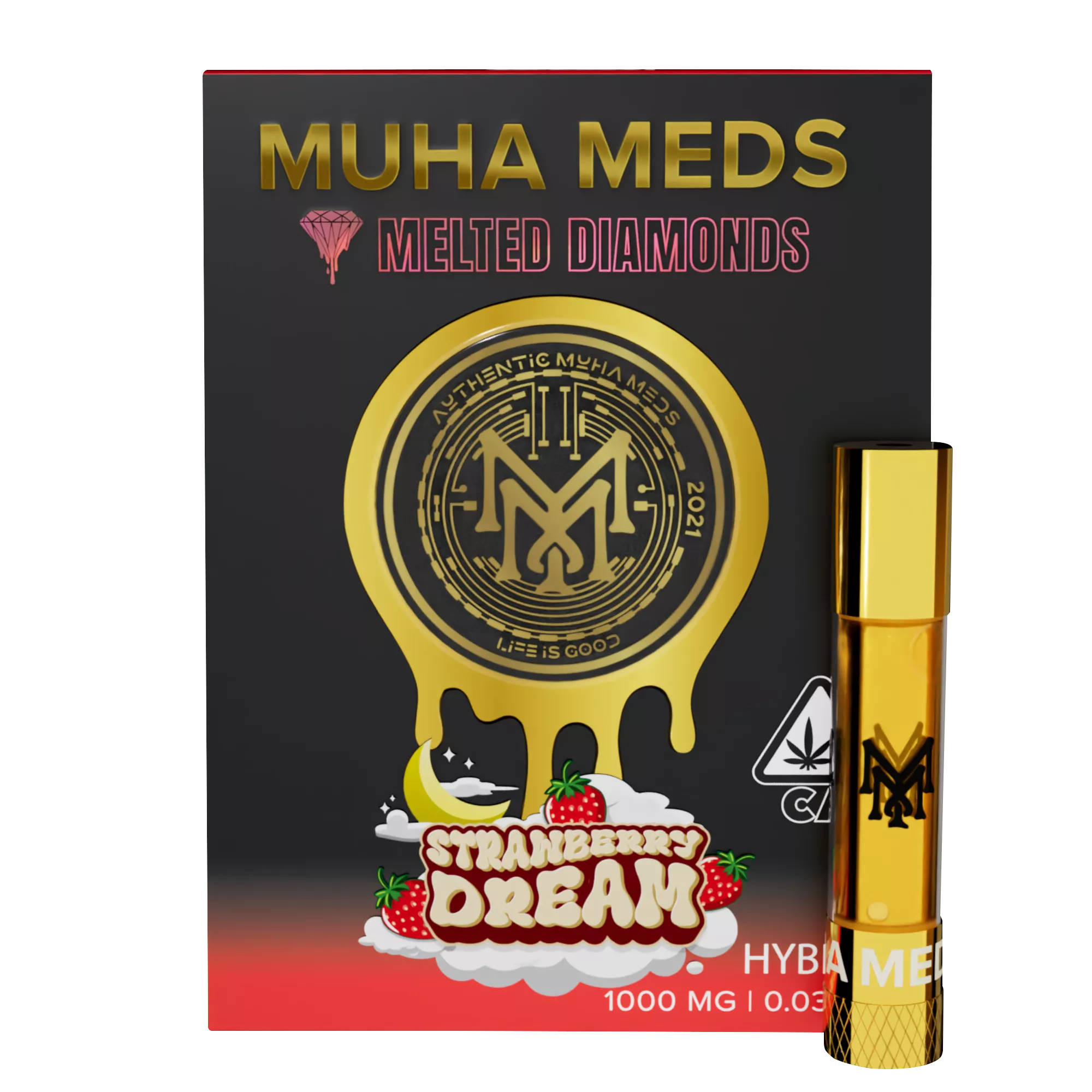 STRAWBERRY DREAM MELTED DIAMONDS CARTRIDGE - 1000 mg