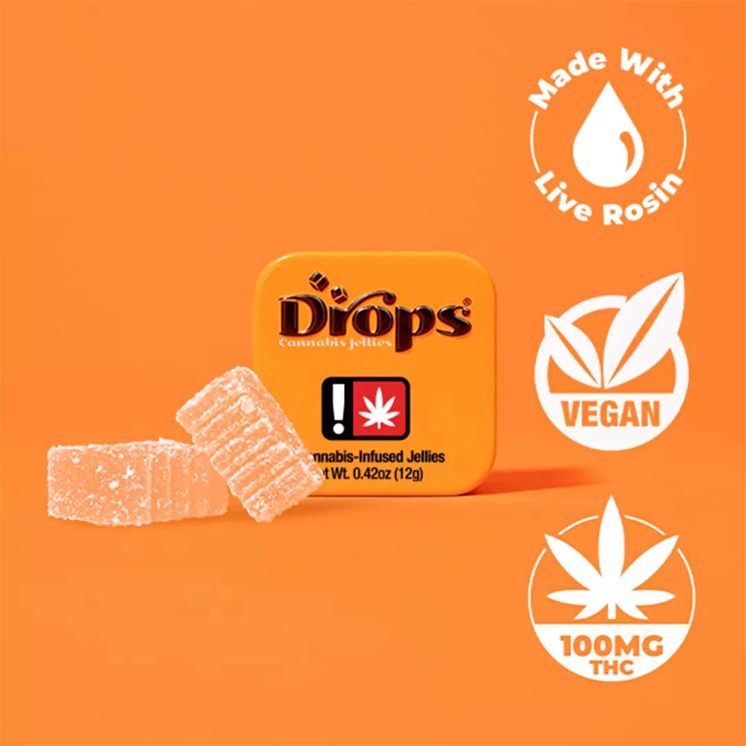 ORANGE CREATIVE GUMMIES 2 PACK 100MG