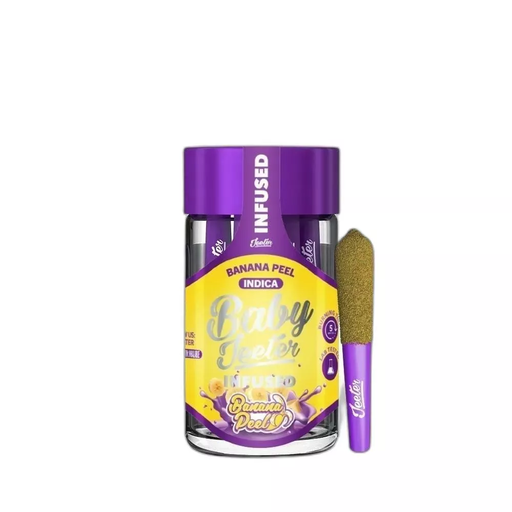 BABY JEETER INFUSED PREROLL 5PK [2.5G] BANANA PEEL product image