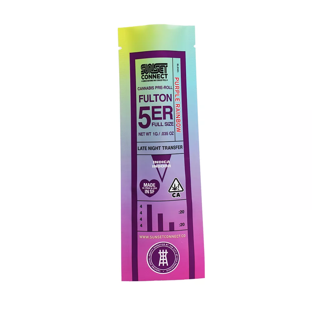 SUNSET CONNECT - PURPLE RAINBOW PREROLL 1G