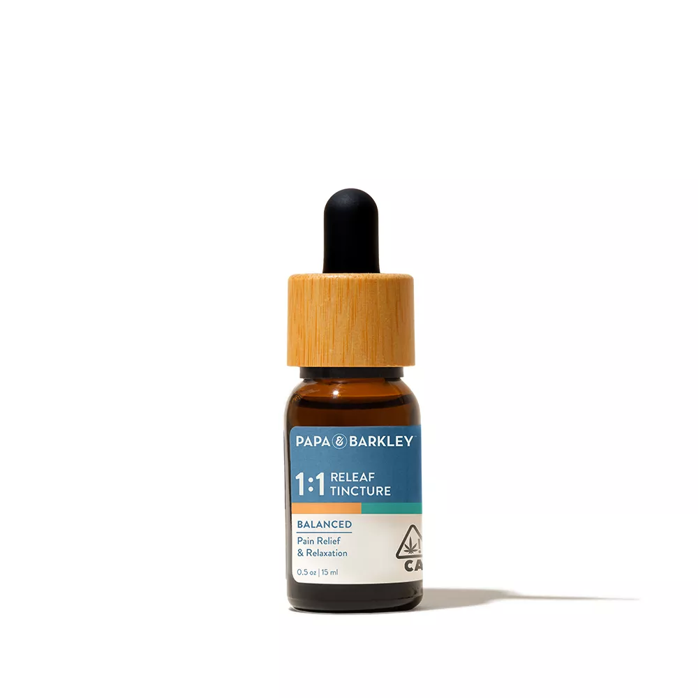 BALANCED RELEAF TINCTURE 15ML [225MG] 1:1 CBD:THC product image