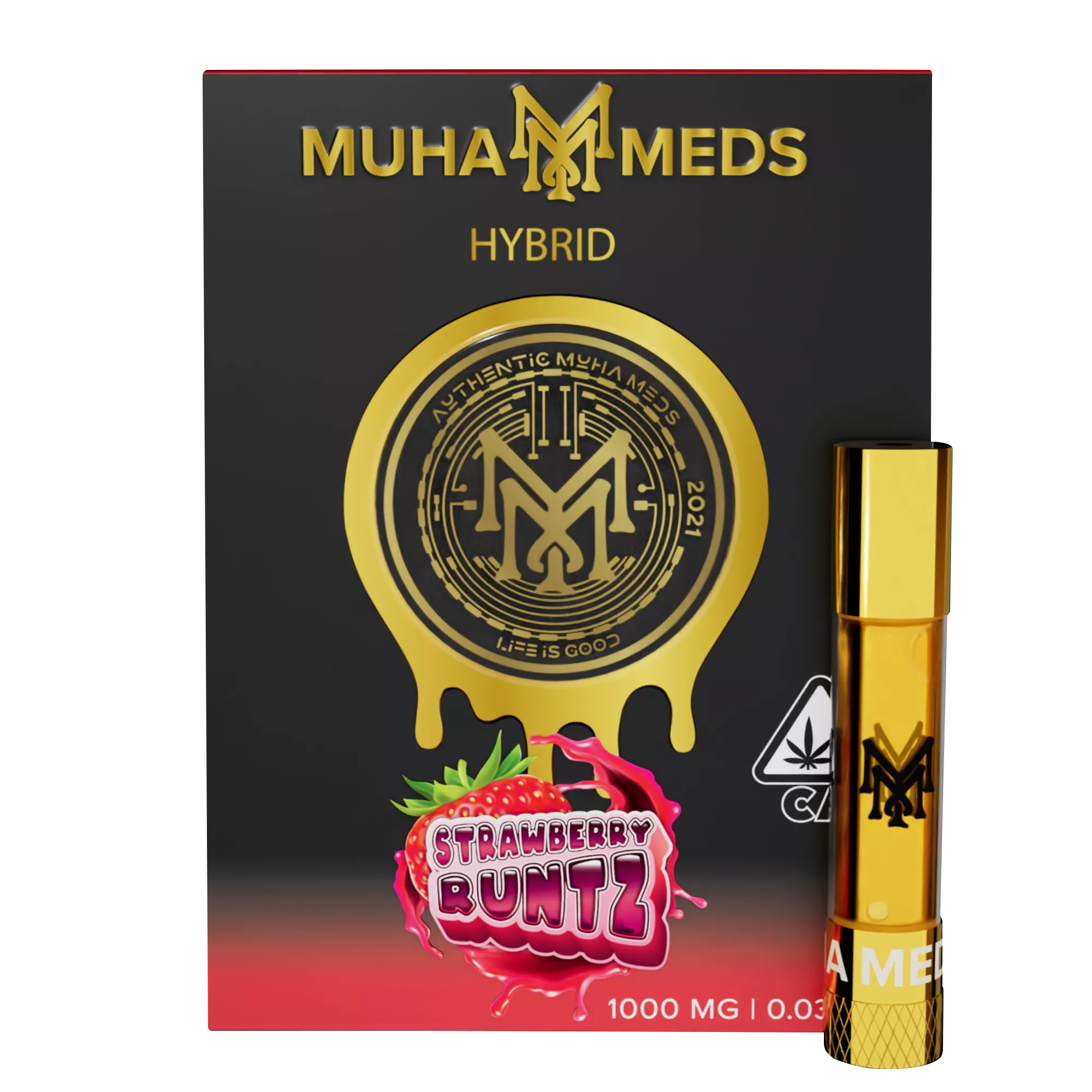STRAWBERRY RUNTZ 1000MG CARTRIDGE