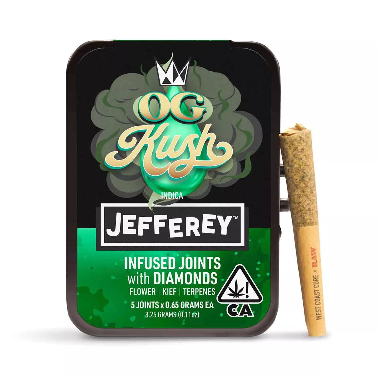 JEFFEREY INFUSED PREROLL 5PK [3.25G] OG KUSH