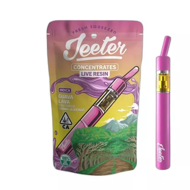 JEETER JUICE LIVE RESIN READY TO USE VAPORIZER [0.5G] GUAVA LAVA