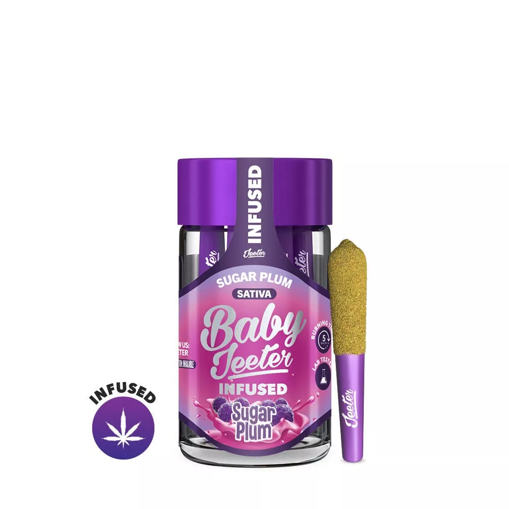 BABY JEETER INFUSED PREROLL 5PK [2.5G] SUGAR PLUM