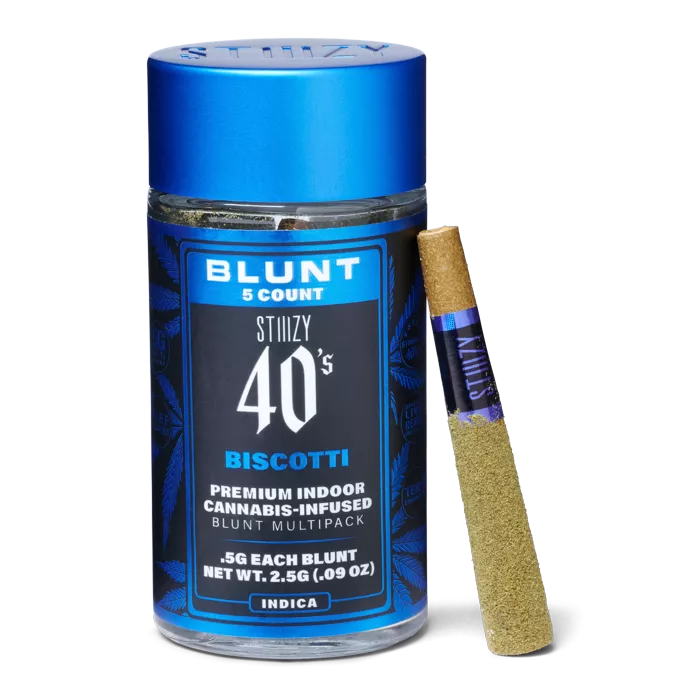 INFUSED 40'S MINI BLUNT 5PK [2.5G] BISCOTTI