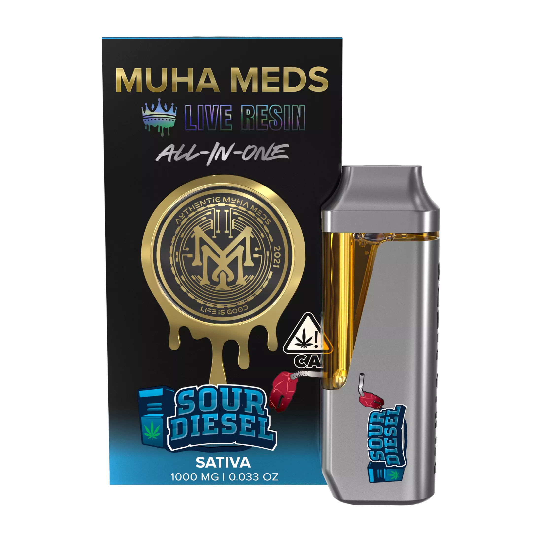 SOUR DIESEL LIVE RESIN ALL IN ONE 1G