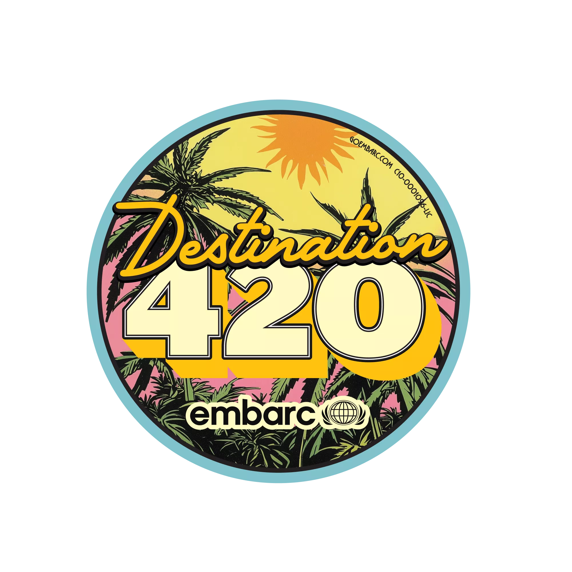 FRESNO DESTINATION 420 STICKER - ONE SIZE product image