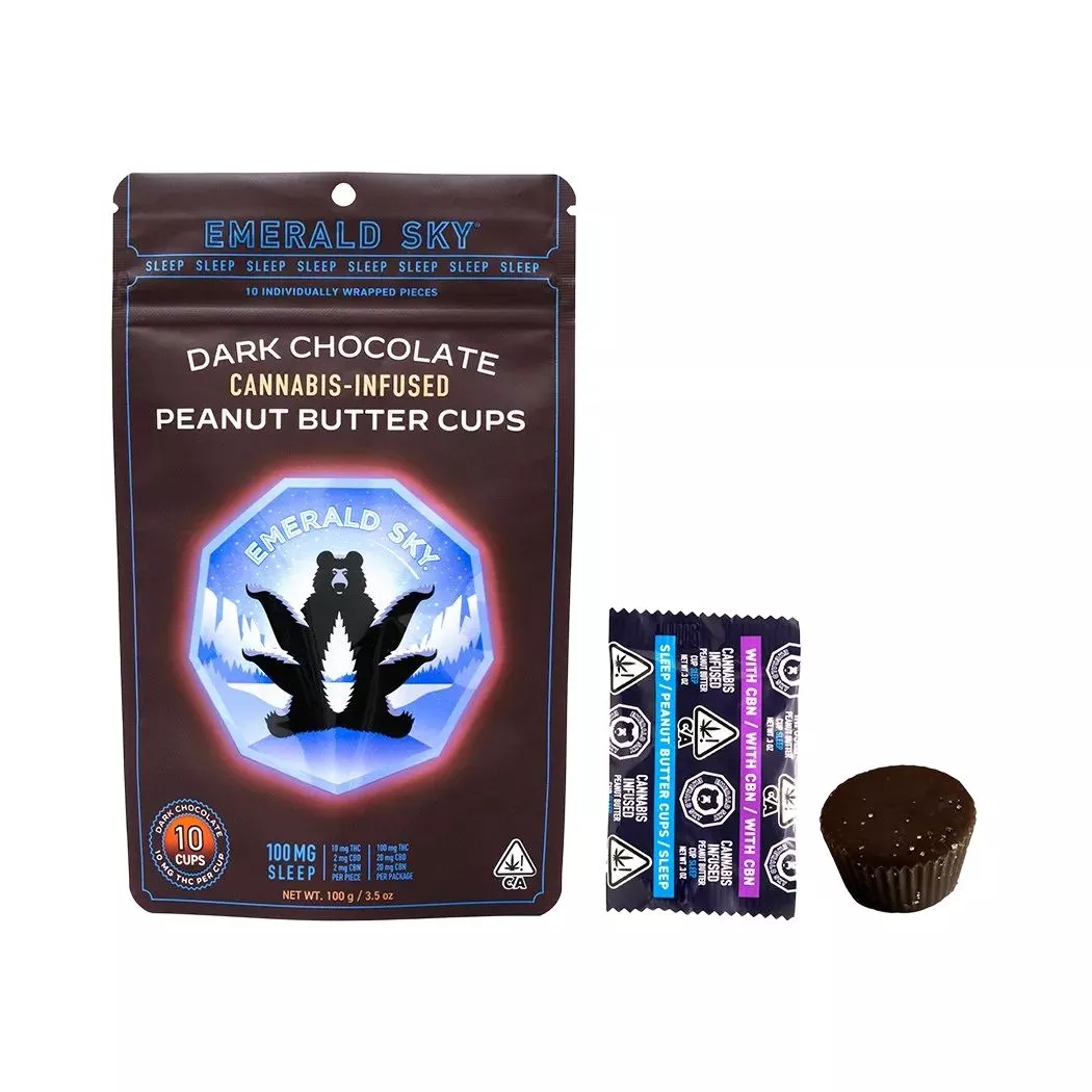 PEANUT BUTTER CUPS 10PK [100MG] 10:2:2 THC/CBD/CBN SLEEP