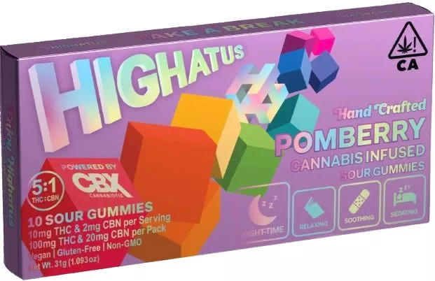 SOUR GUMMIES 10PK [100MG] CBN POMBERRY product image