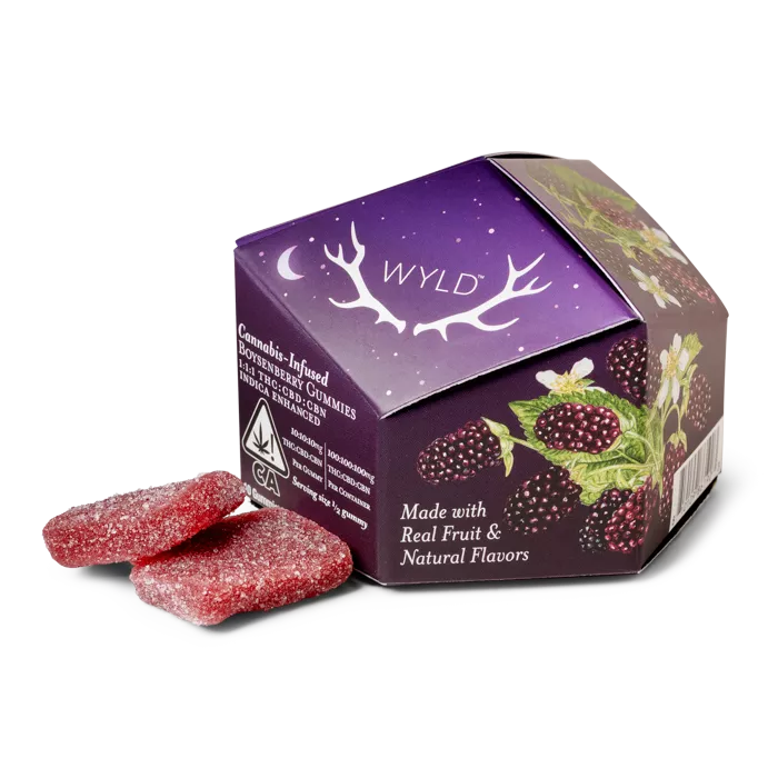 GUMMIES 10PK [100MG] 1:1:1 THC:CBD:CBN BOYSENBERRY product image