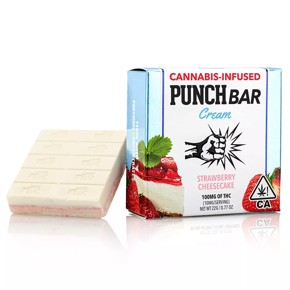 STRAWBERRY CHEESECAKE CHOCOLATE BAR 100MG - 100 mg