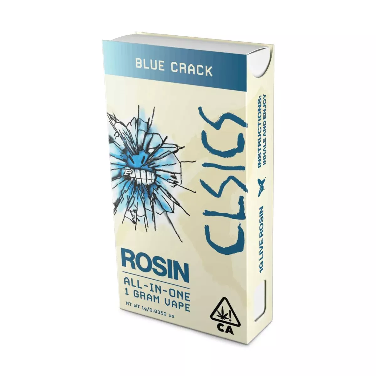 LIVE ROSIN READY TO USE VAPORIZER [1G] BLUE CRACK product image