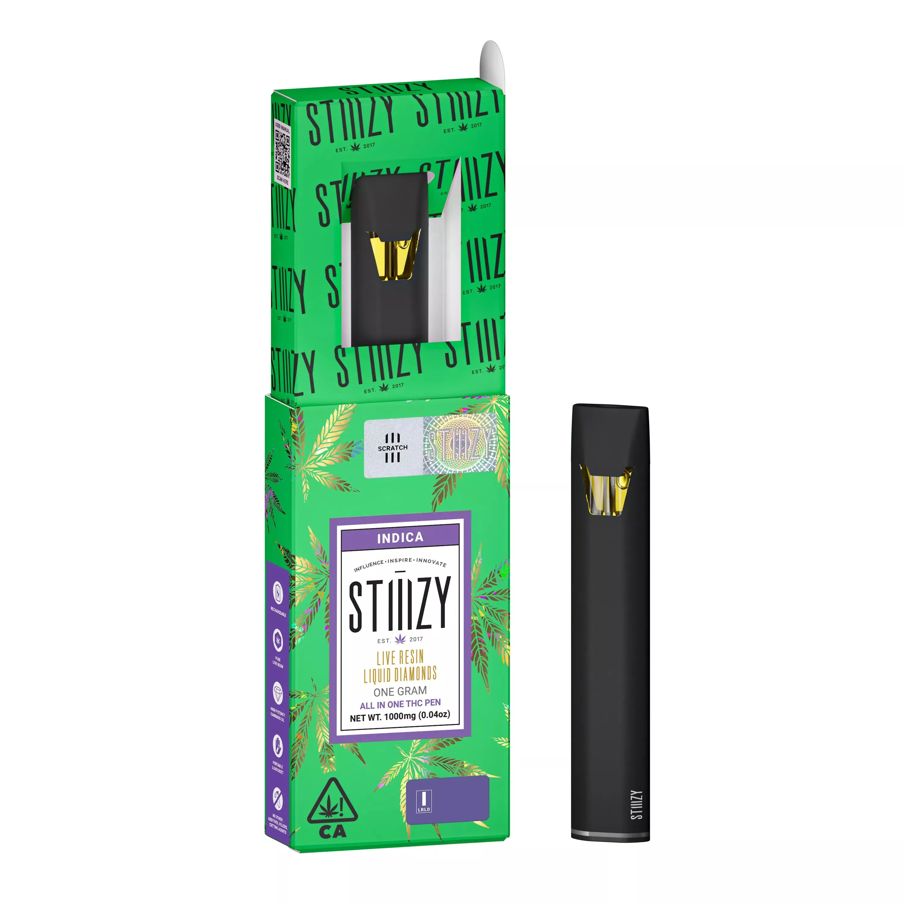 LIQUID DIAMONDS READY TO USE VAPORIZER [1G] WHITE WIDOW product image