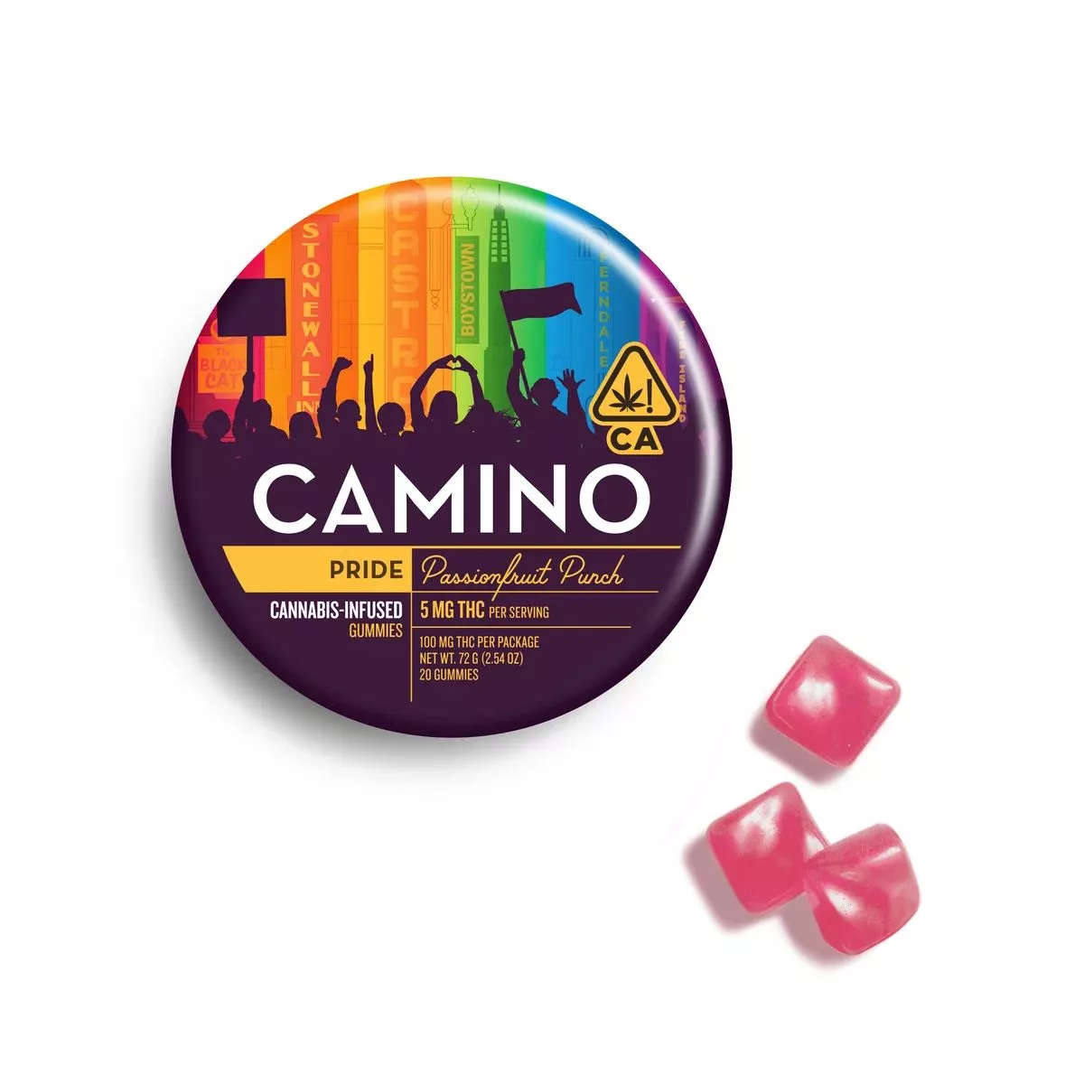 GUMMIES 20PK [100MG] PRIDE PASSIONFRUIT PUNCH