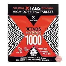 X TAB 20PK [1000MG] HYBRID