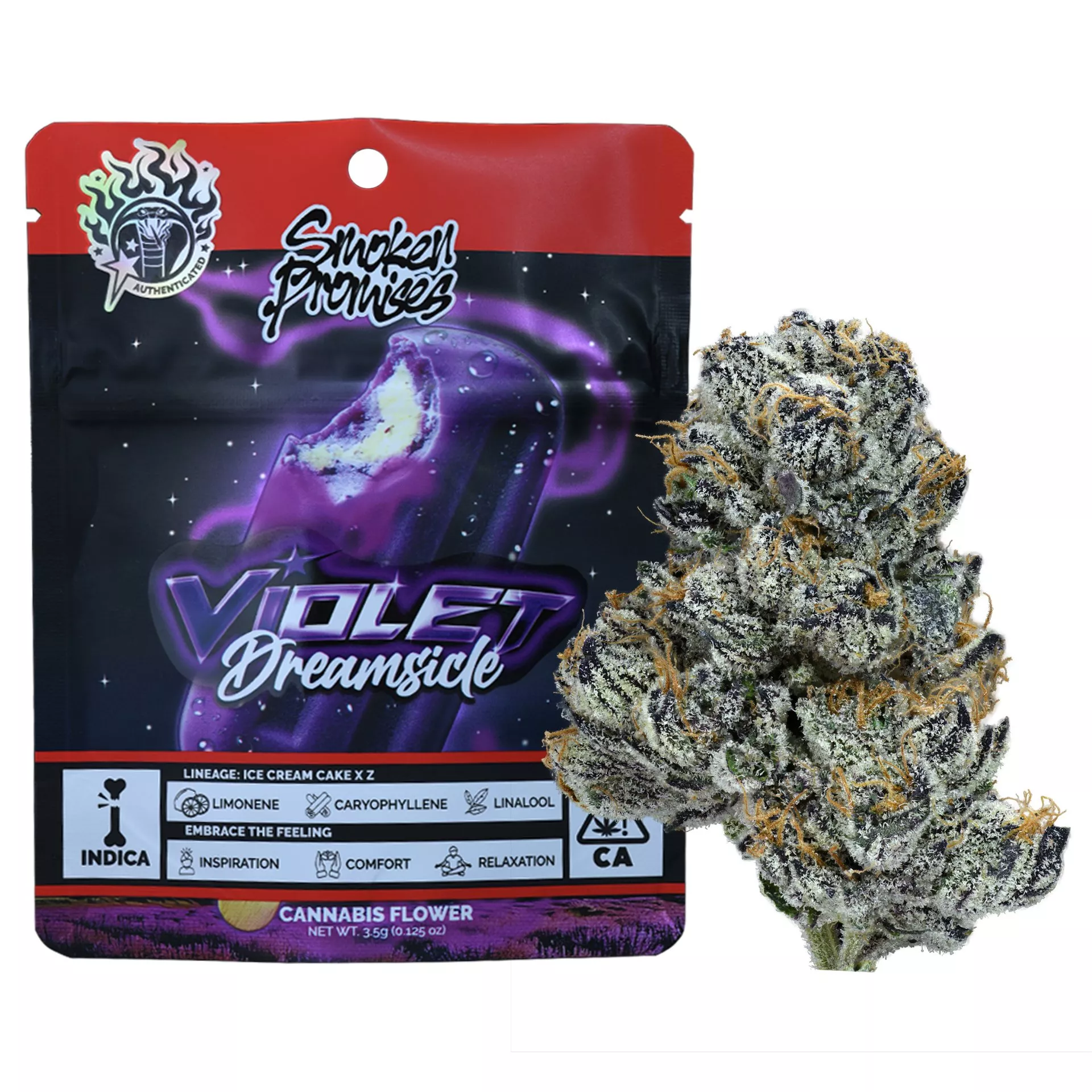 SMOKEN PROMISES - VIOLET DREAMSICLE 3.5G