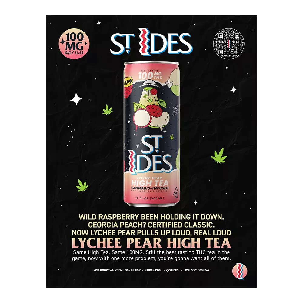PEAR LYCHEE HIGH TEA 100MG - 100 mg