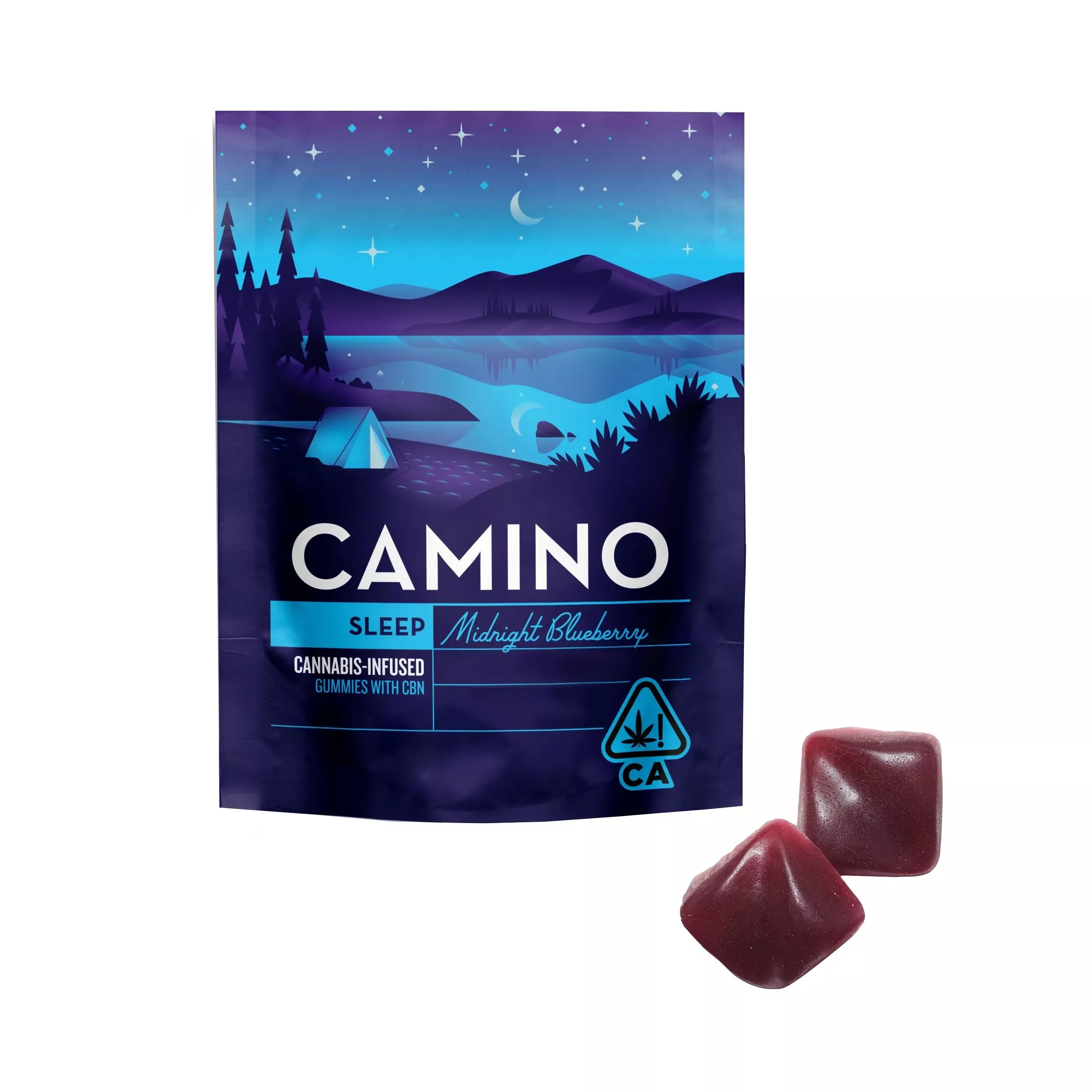 GUMMIES 20PK [100MG] 5:1 THC:CBN SLEEP MIDNIGHT BLUEBERRY product image