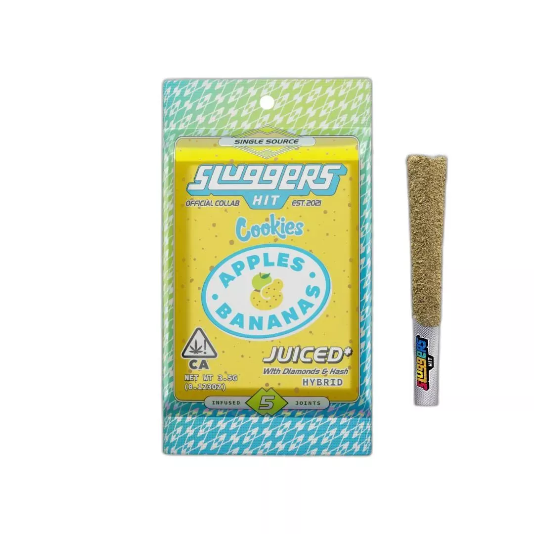 JUICED INFUSED PREROLL 5PK [3.5G] APPLES & BANANAS