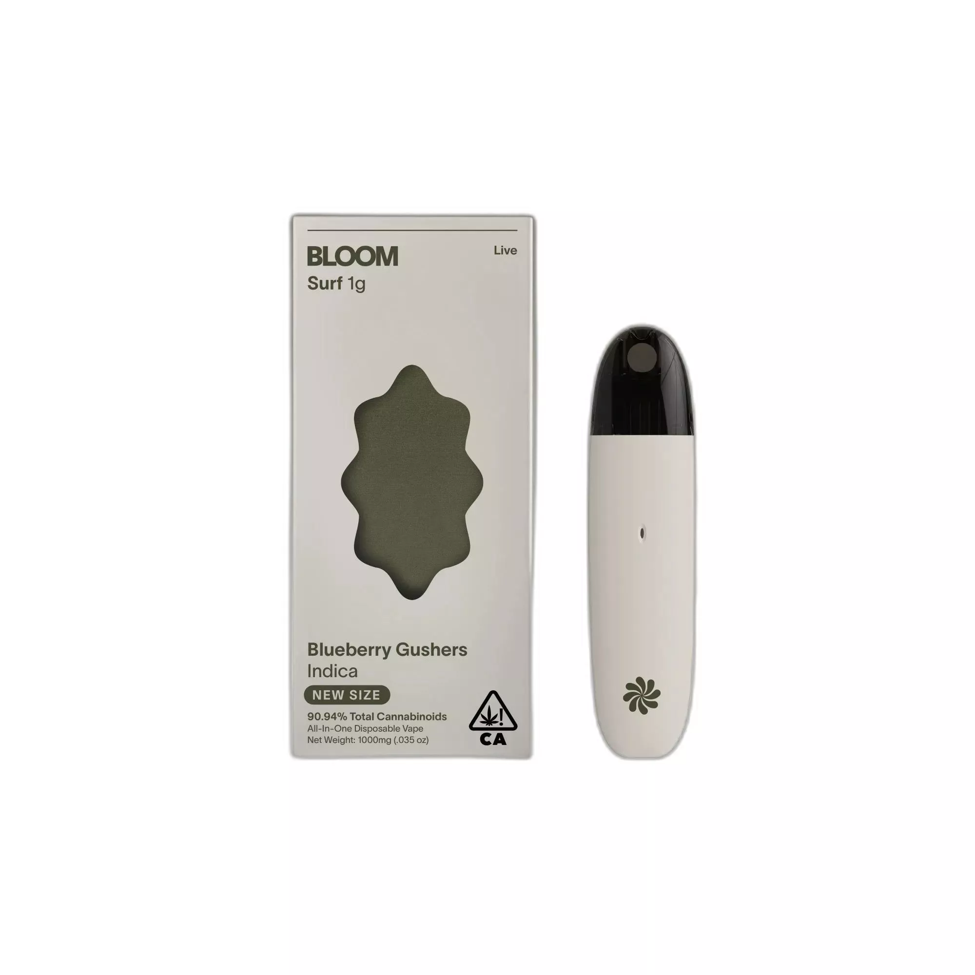 SURF LIVE RESIN READY TO USE VAPORIZER [1G] BLUEBERRY GUSHERS