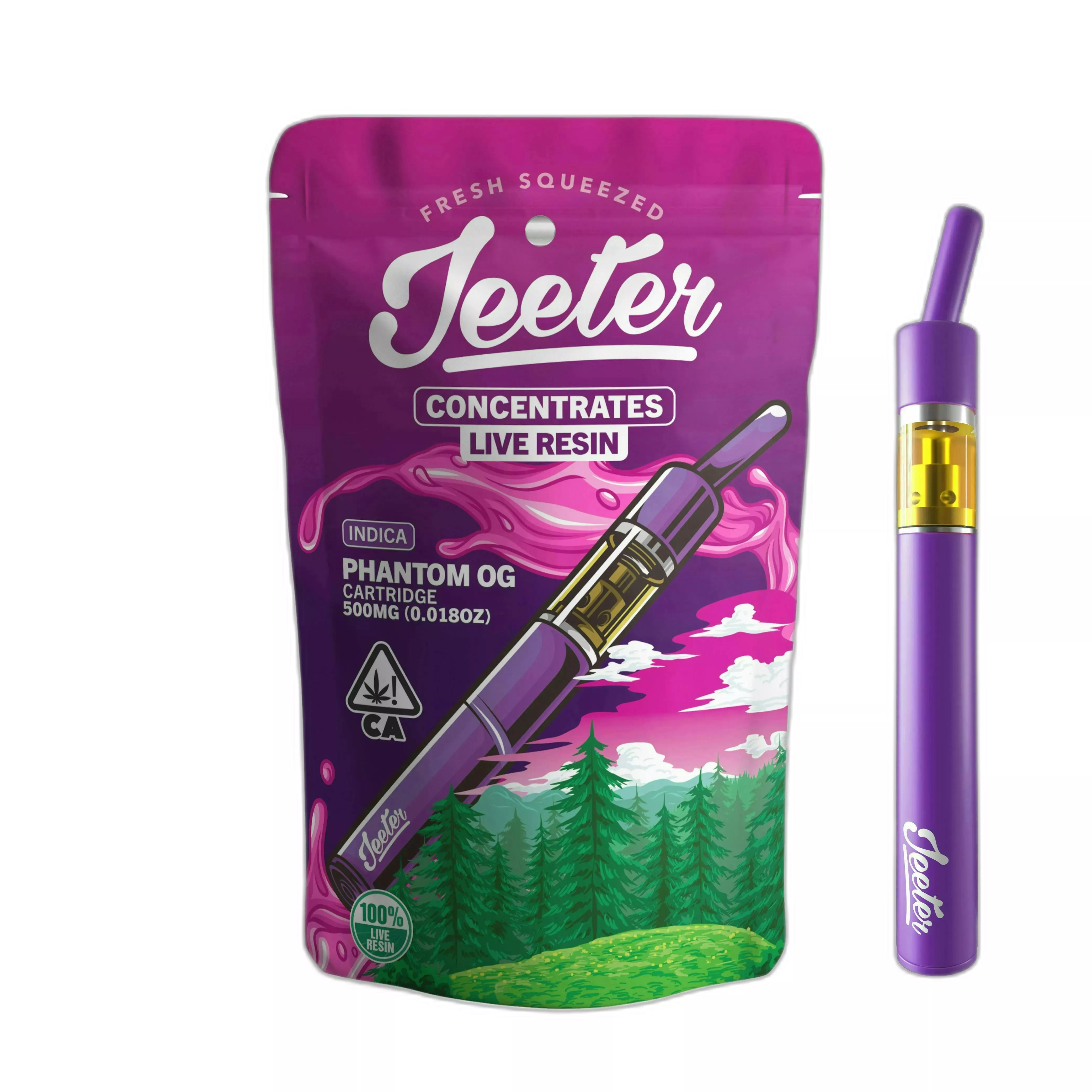 STRAW LIVE RESIN READY TO USE VAPORIZER [0.5G] PHANTOM OG