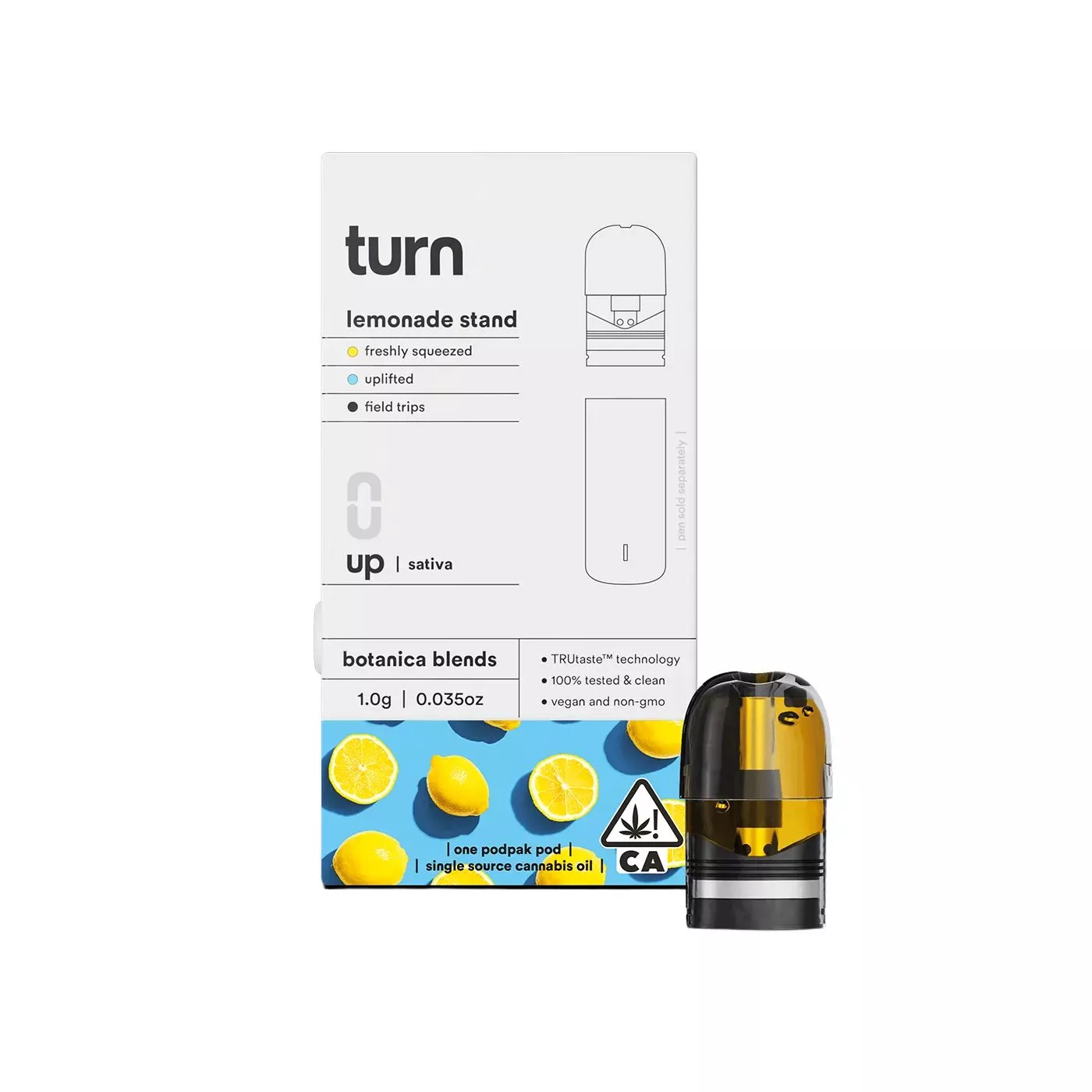 TURN UP BOTANICAL BLENDS POD [1G] LEMONADE STAND product image