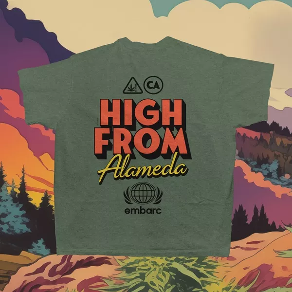 HIGH FROM ALAMEDA PREMIUM T-SHIRT SHORT SLEEVE PINE [M]