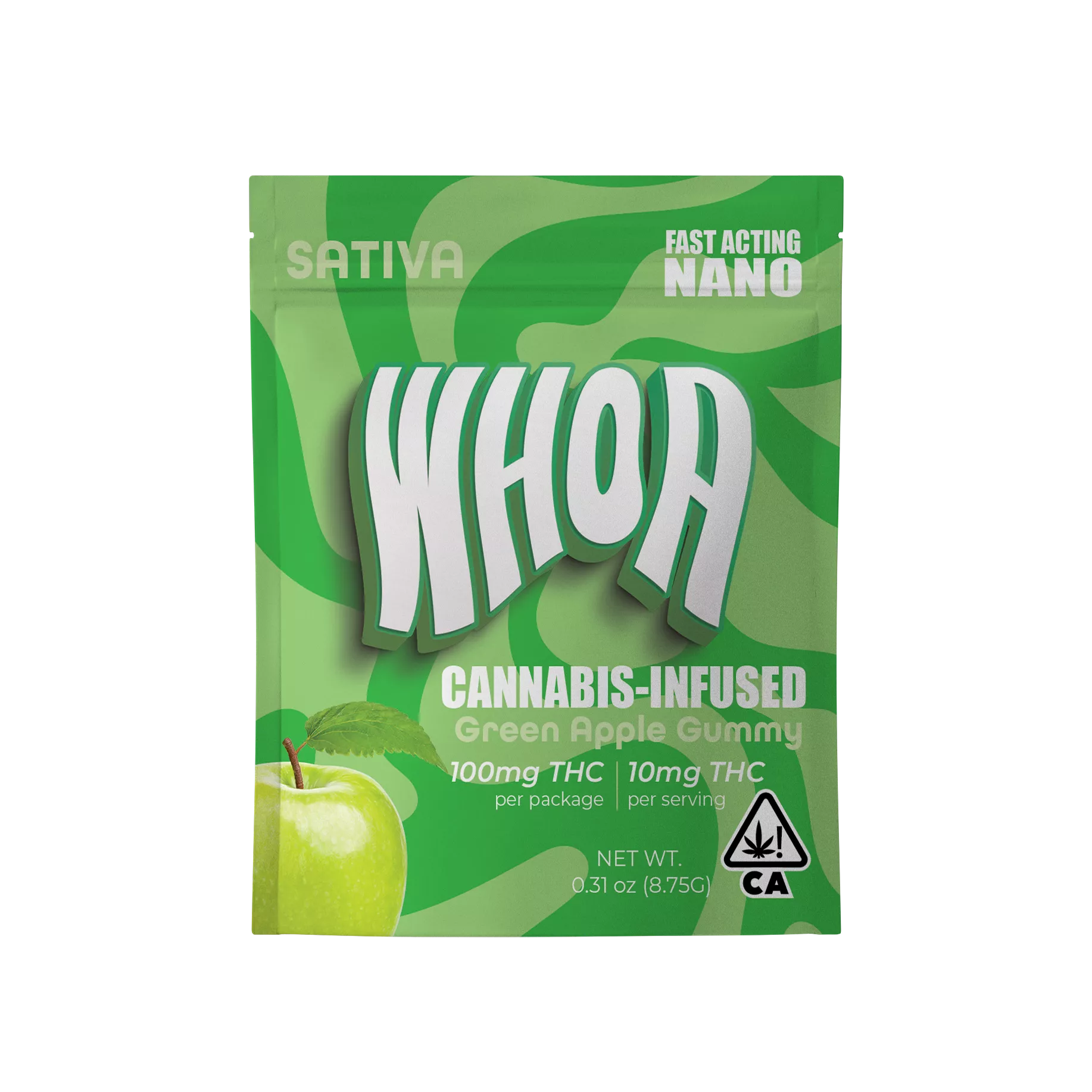 GREEN APPLE GUMMY 100MG - 100 MG